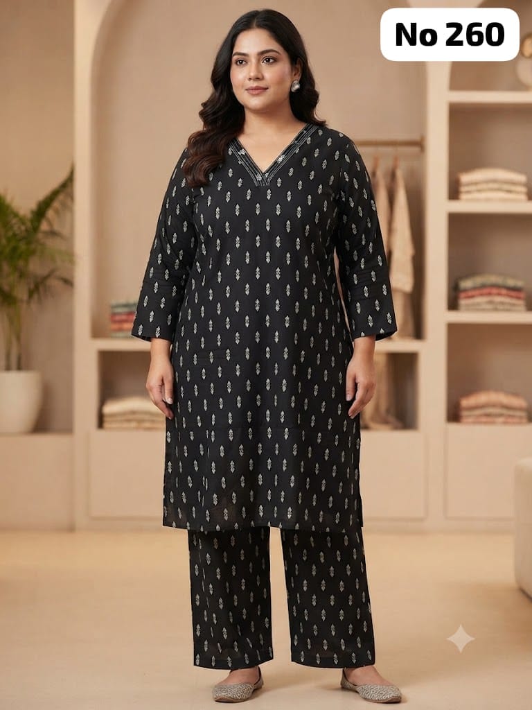 Rayon Co-Ords (Plus Size) (No 260)
