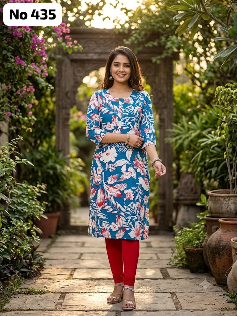 Dailywear Rayon Kurtis (No 435)