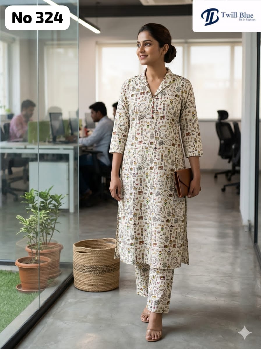 Kalamkari Cotton Co-Ords (No 324)