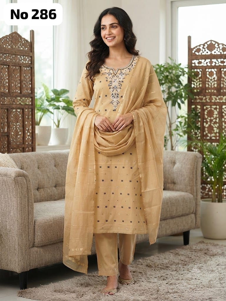 Butta Silk 3 Pcs Set (No 286)