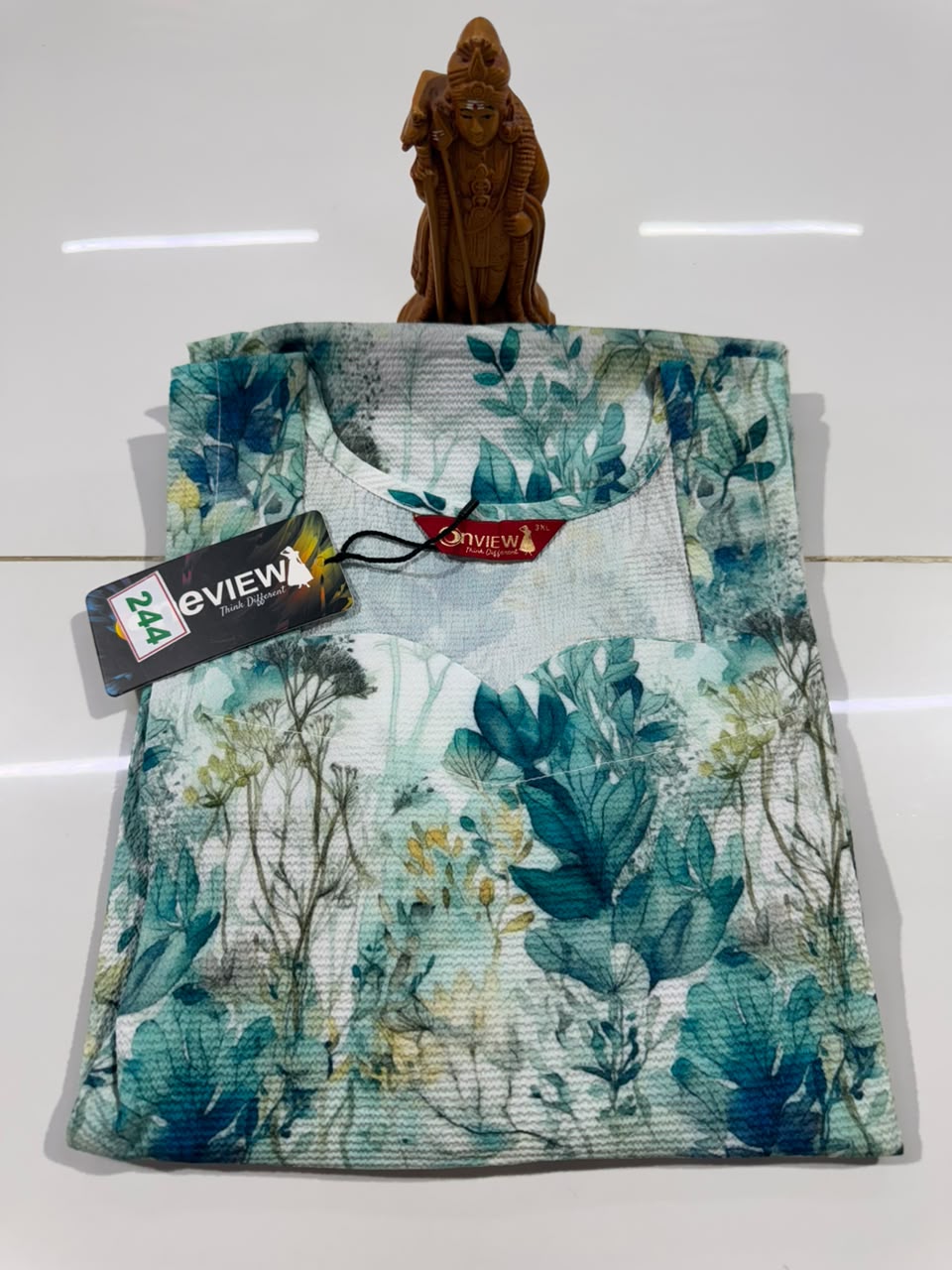 Onview Popcorn Side Open Kurti (244)