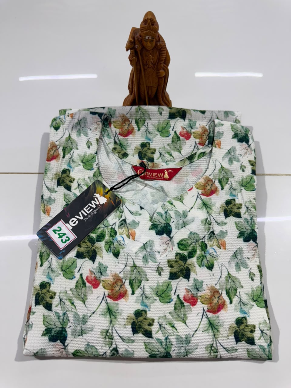Onview Popcorn Side Open Kurti (243)