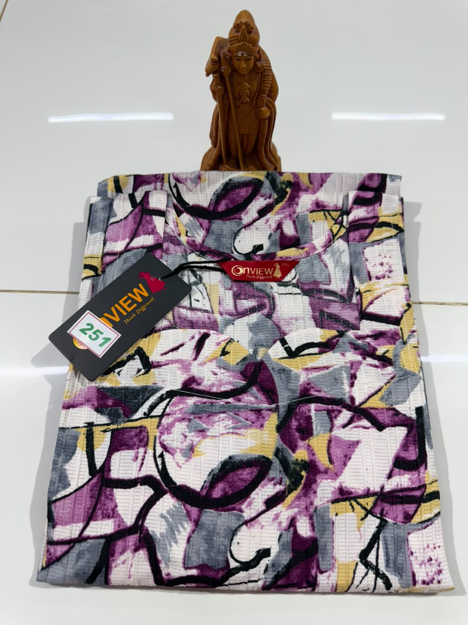 Onview Popcorn Side Open Kurti (251)