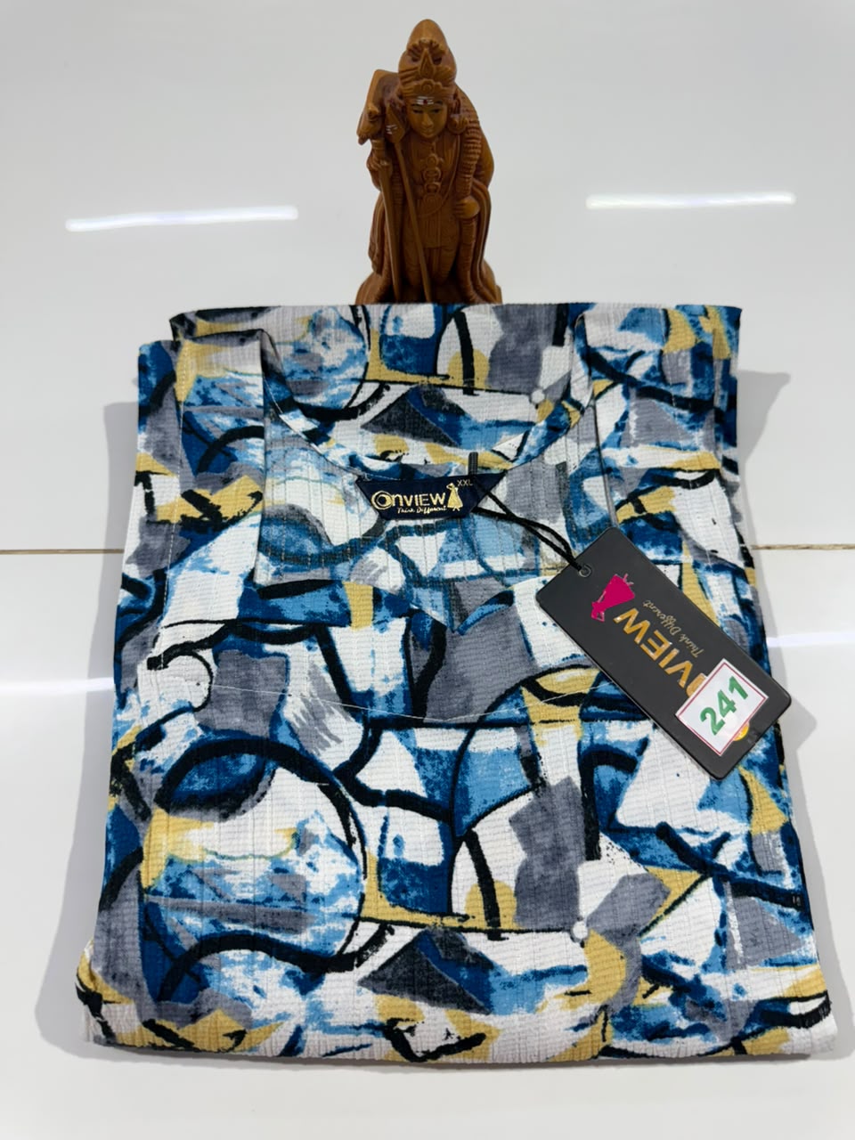 Onview Popcorn Side Open Kurti (241)