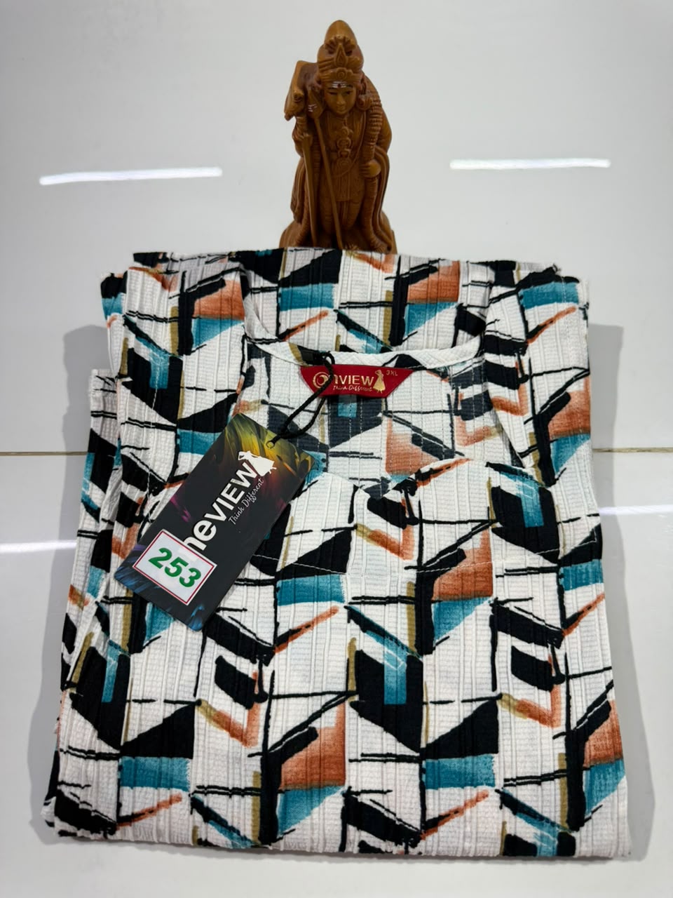 Onview Popcorn Side Open Kurti (253)