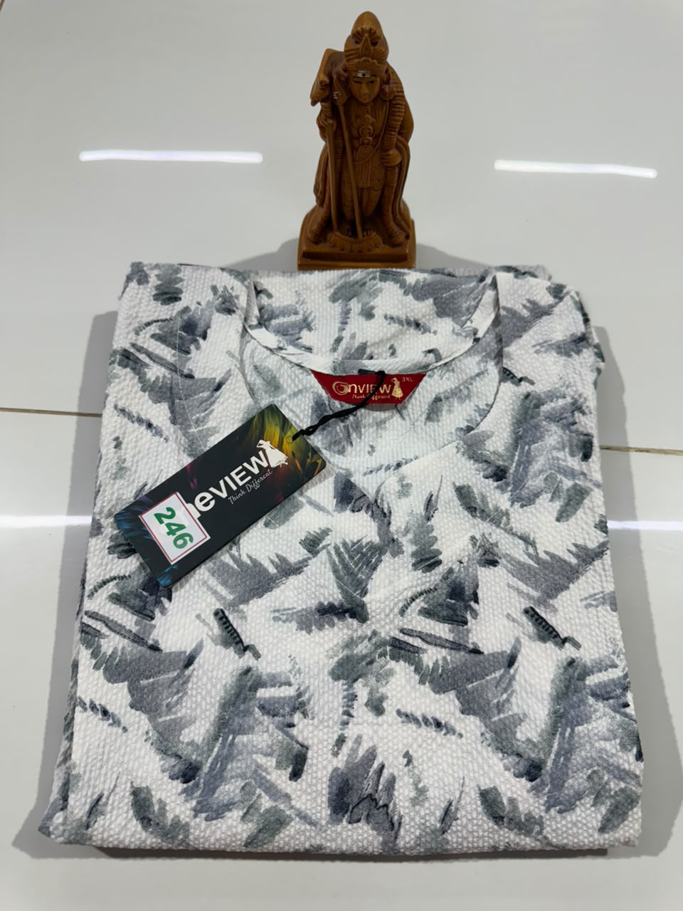 Onview Popcorn Side Open Kurti (246)