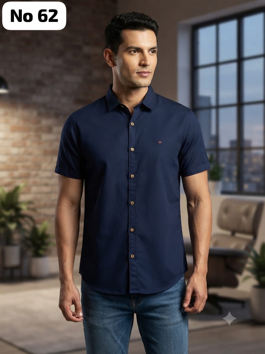 Premium Cotton Lycra Shirt Model T-Shirt (No 62)