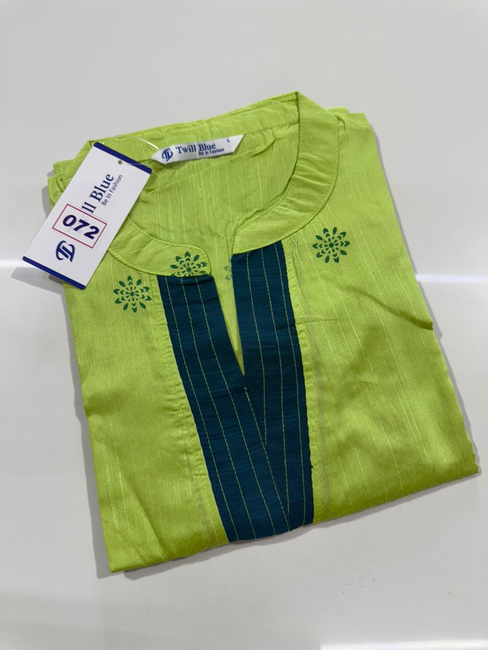 Raw Silk Side Open Kurti (No 72)