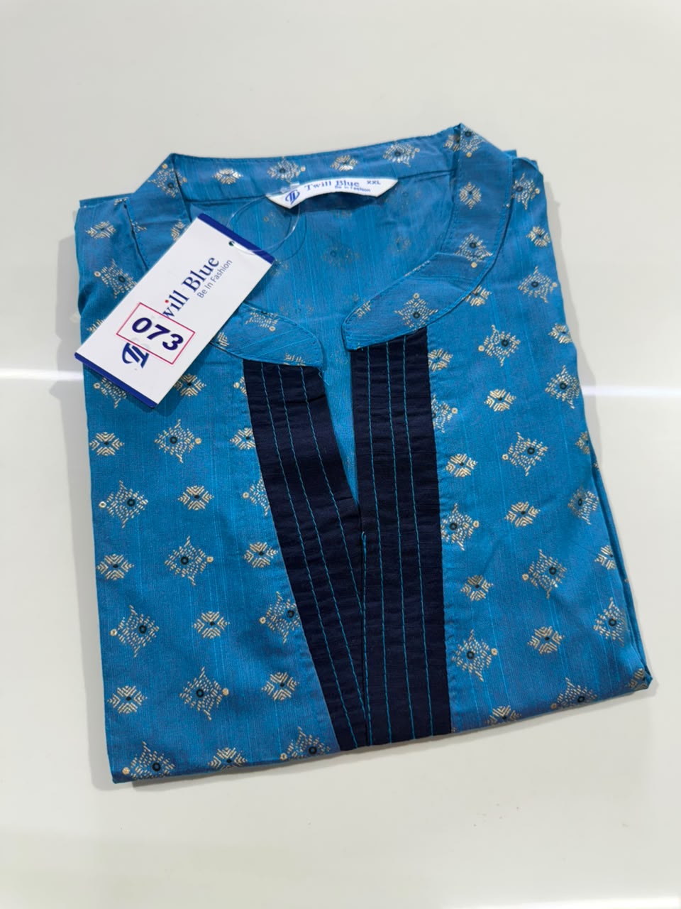 Raw Silk Side Open Kurti (No 73)