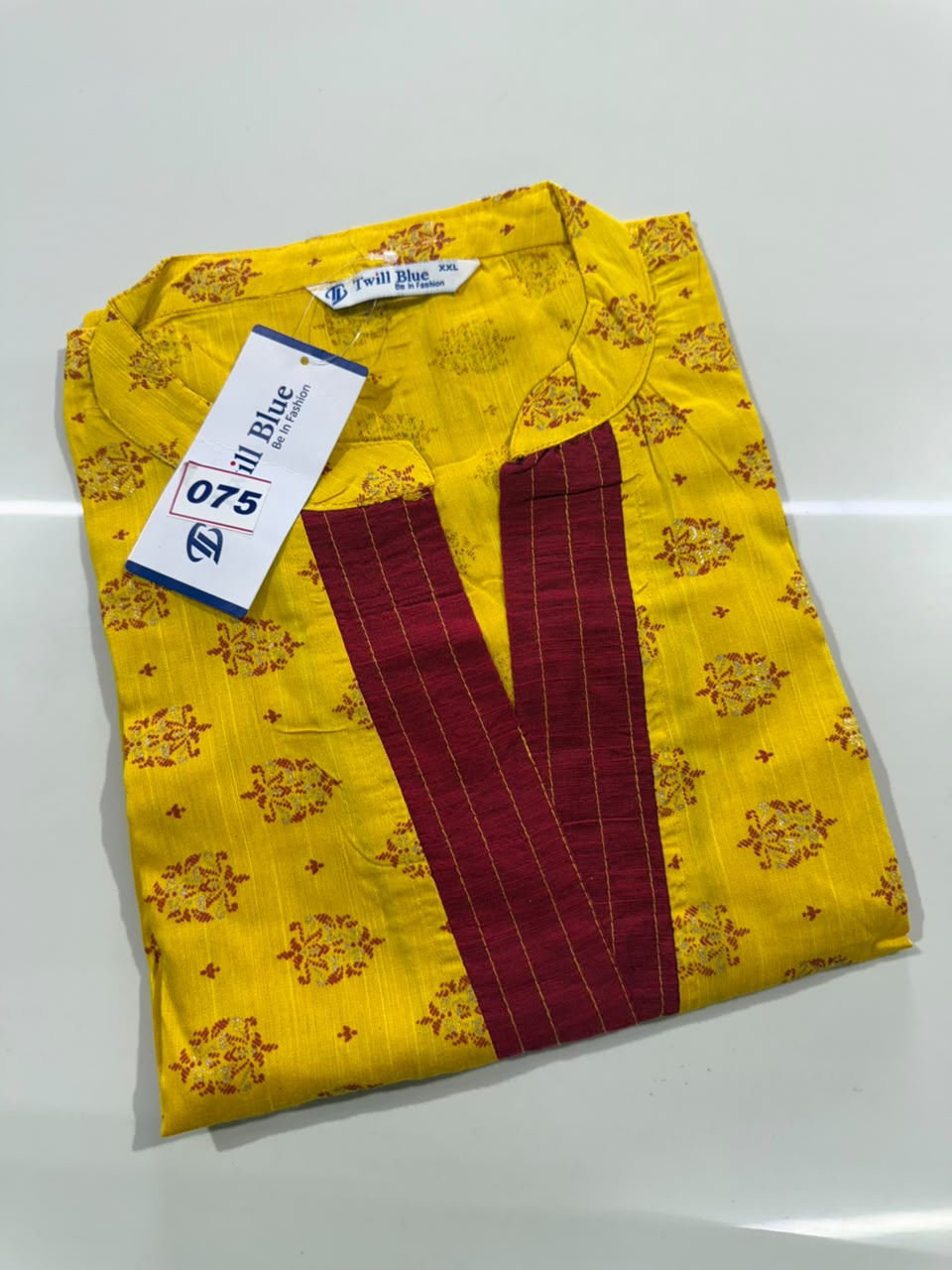 Raw Silk Side Open Kurti (No 75)
