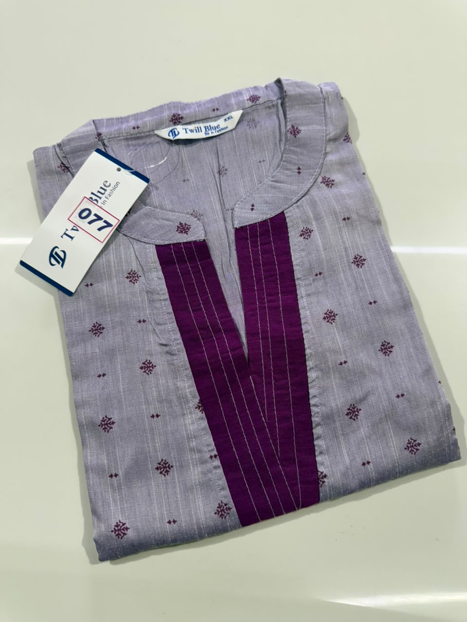 Raw Silk Side Open Kurti (No 77)