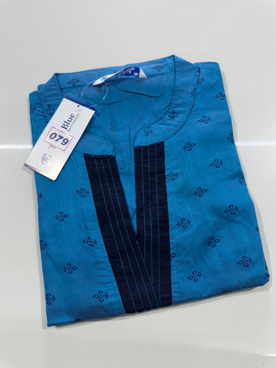 Raw Silk Side Open Kurti (No 79)
