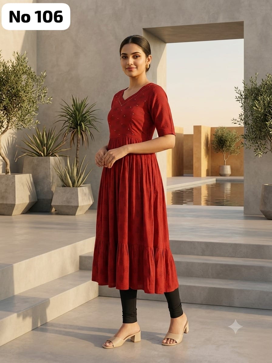 Silk Anarkali (No 106)
