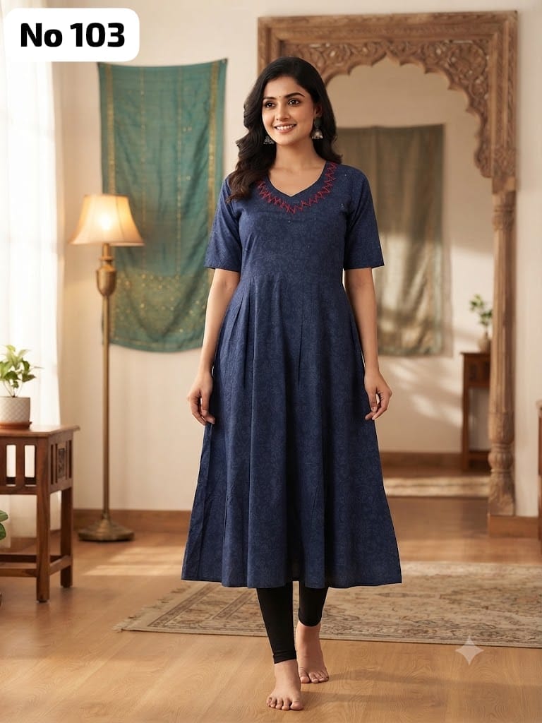 Silk Anarkali (No 103)