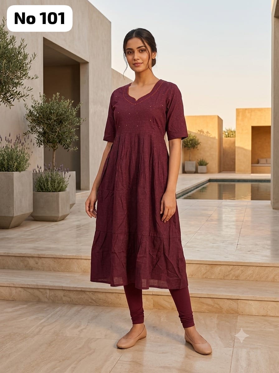 Silk Anarkali (No 101)