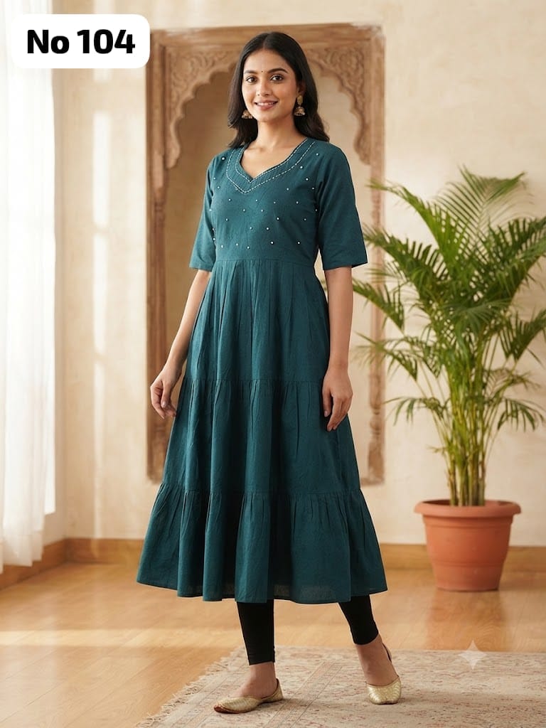 Silk Anarkali (No 104)