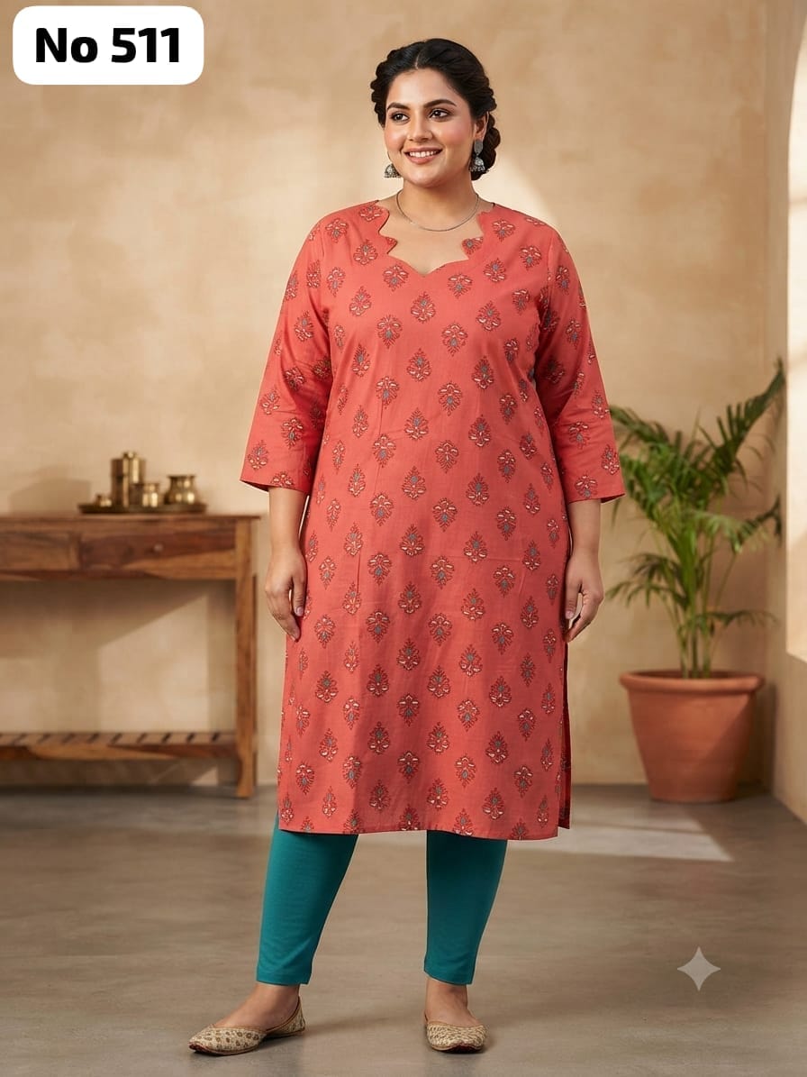 Rayon Dailywear Kurti (Plus Size) (No 511)