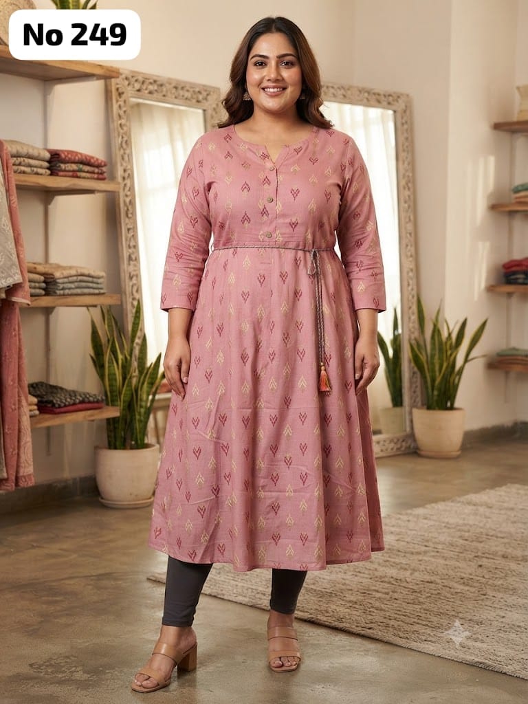 Rayon Anarkali (Plus Size) (No 249)