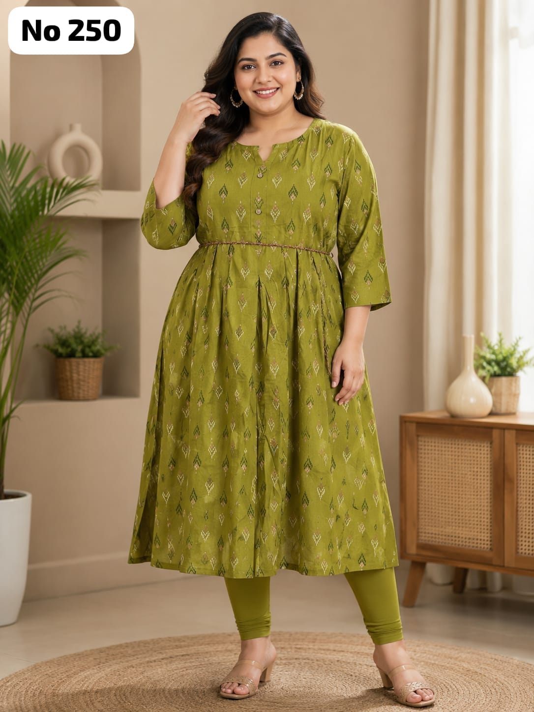 Rayon Anarkali (Plus Size) (No 250)
