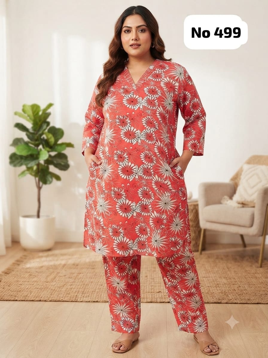 Rayon Co-ords (Plus Size) (No 499)