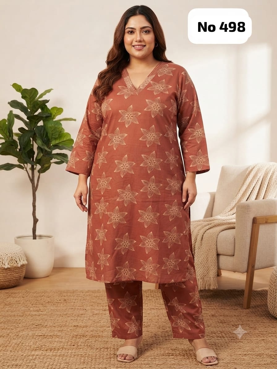 Rayon Co-ords (Plus Size) (No 498)