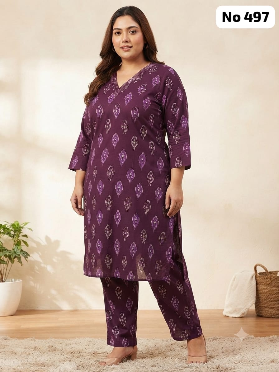 Rayon Co-ords (Plus Size) (No 497)