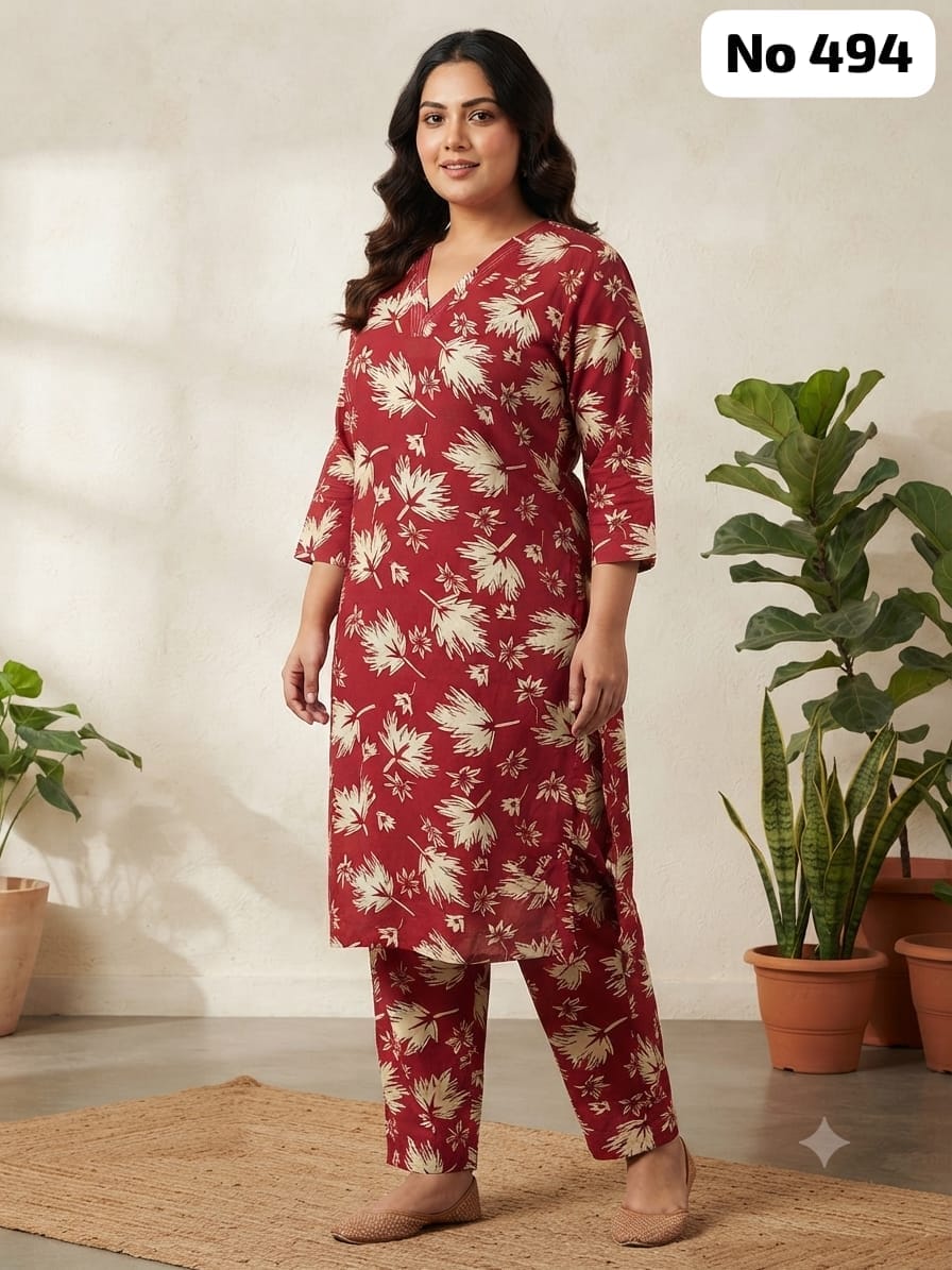 Rayon Co-ords (Plus Size) (No 494)
