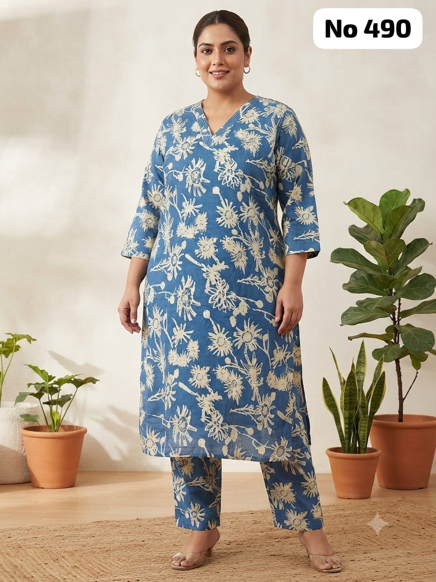 Rayon Co-ords (Plus Size) (No 490)