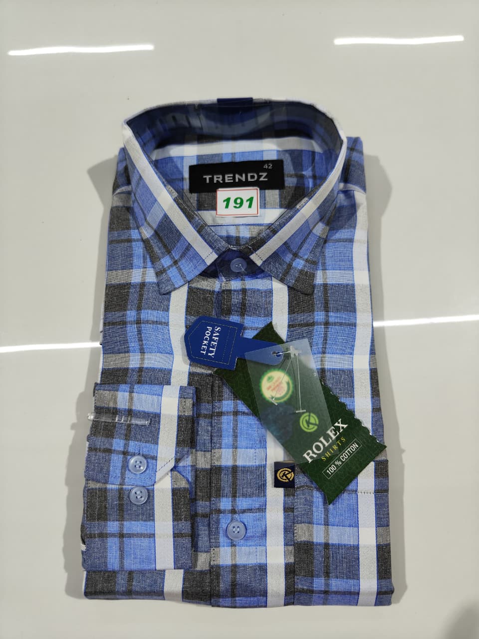 Full Sleeve Checked Shirt(191)