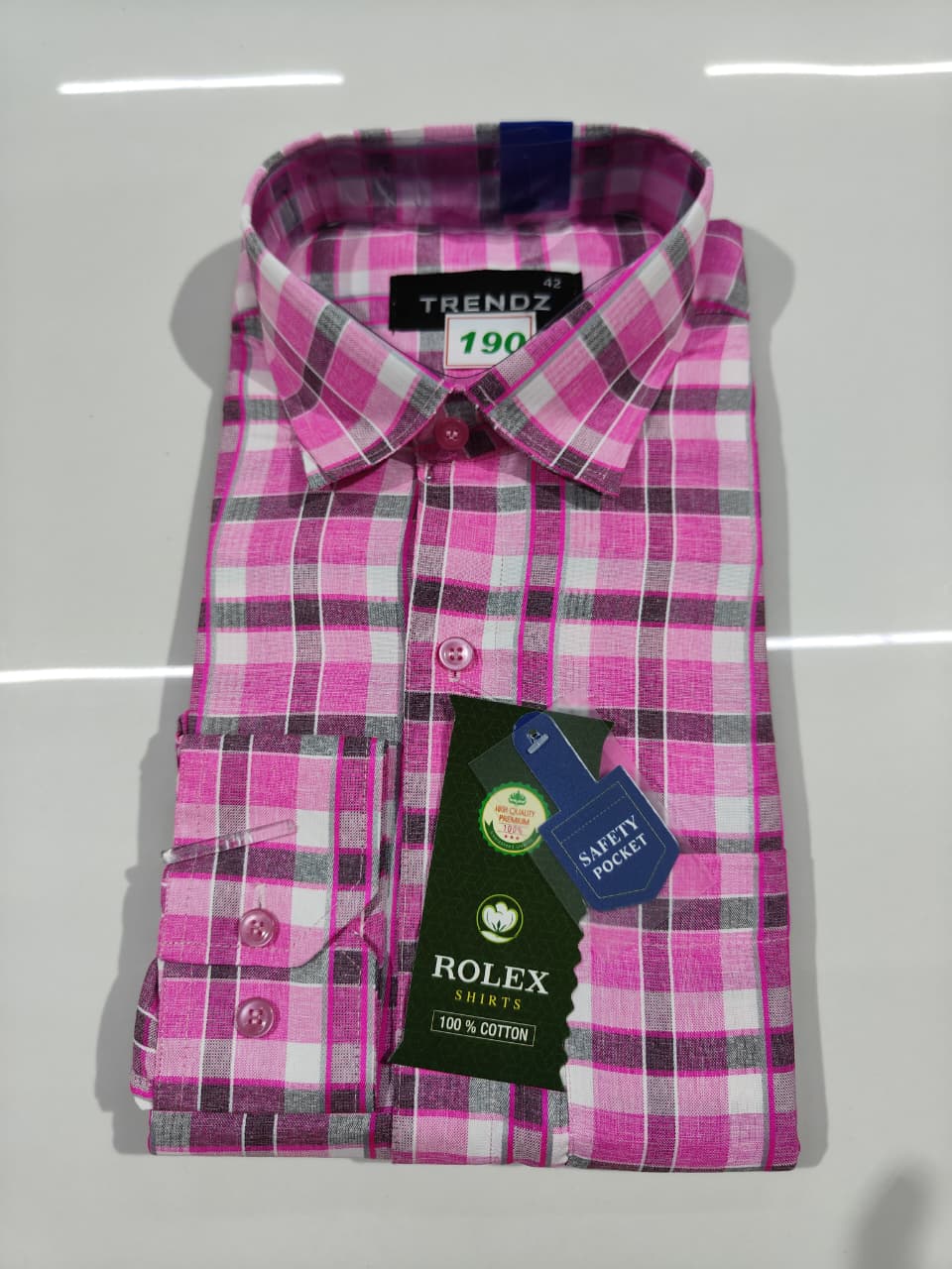 Full Sleeve Checked Shirt (42) (190)