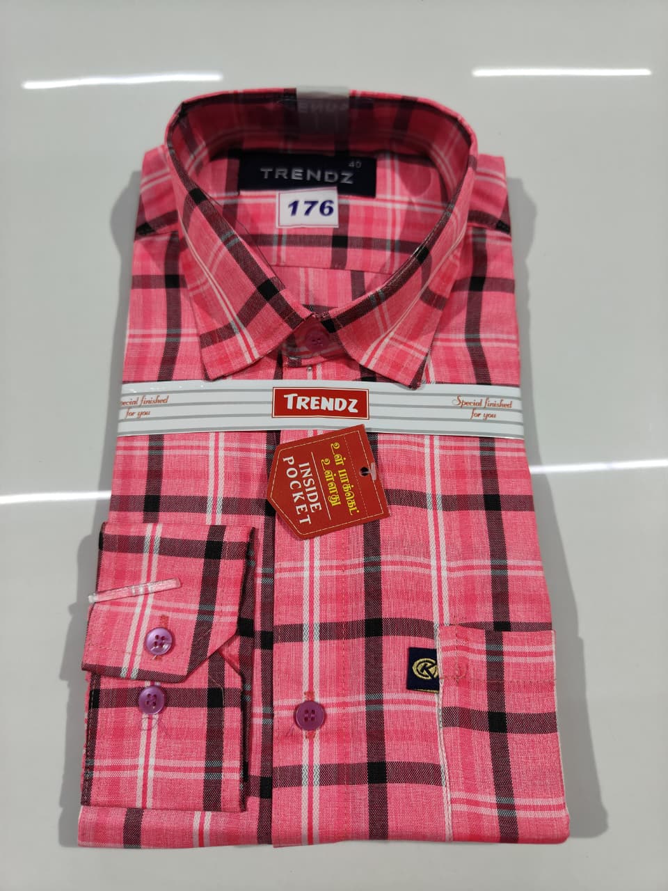 Full Sleeve Checked Shirt(176)