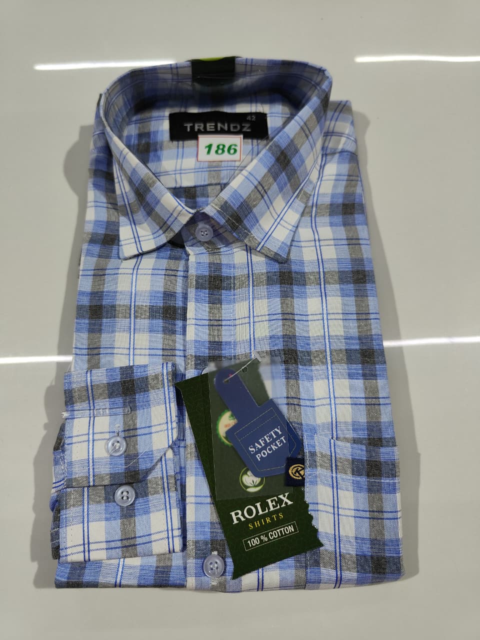 Full Sleeve Checked Shirt(186)