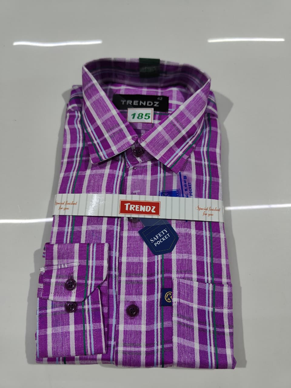 Full Sleeve Checked Shirt(185)