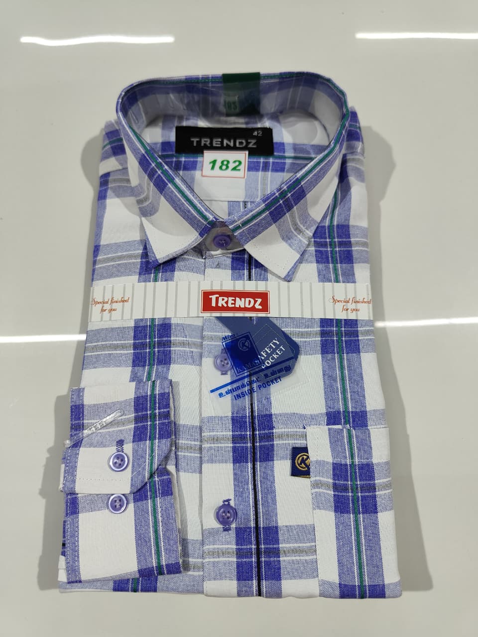 Full Sleeve Checked Shirt (42) (No 182)
