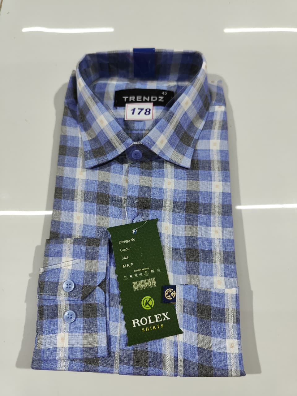 Full Sleeve Checked Shirt (42) (No 178)