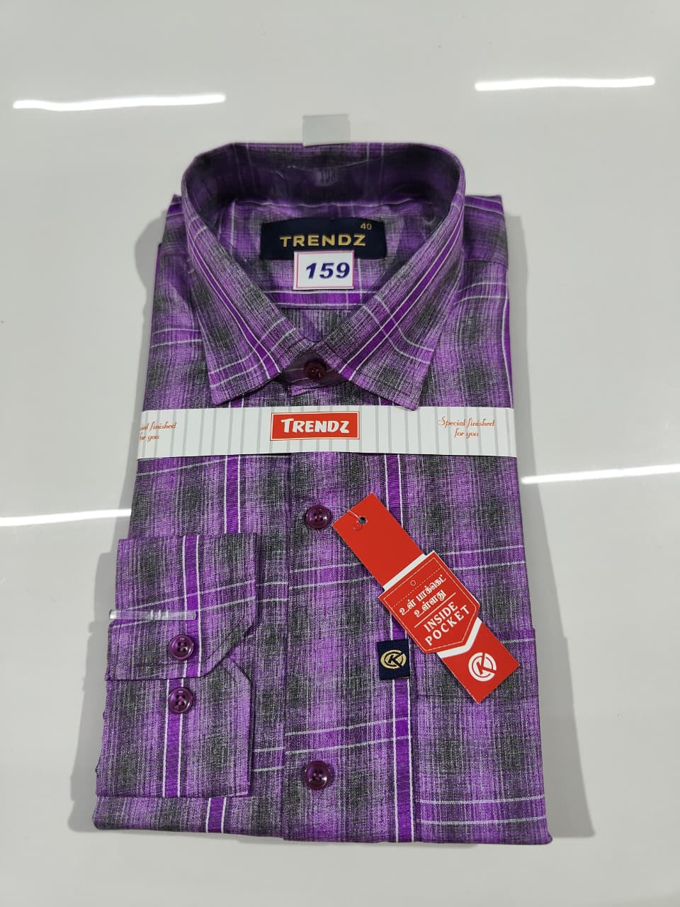 Full Sleeve Checked Shirt (40) (No 159)