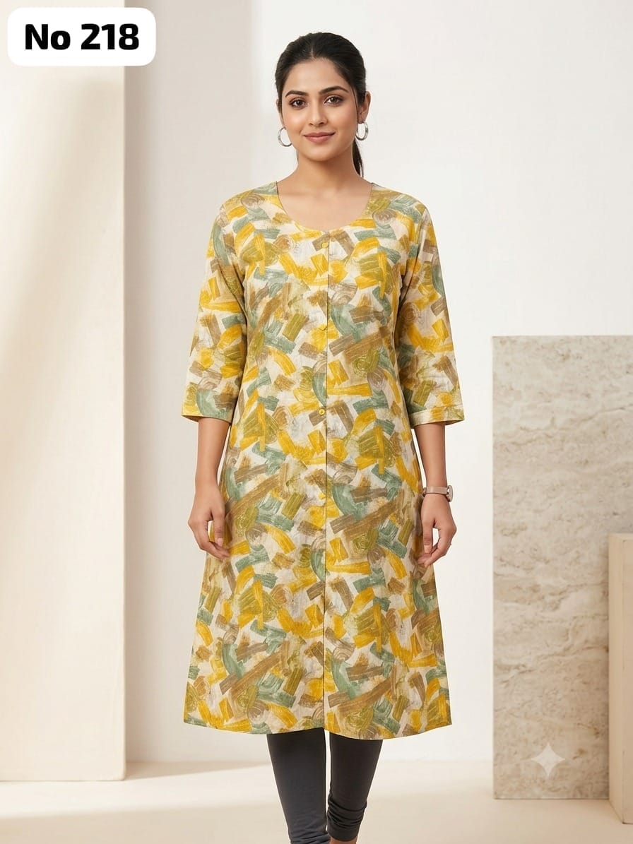 Onview Cambric Cotton Aline Kurti (No 218)