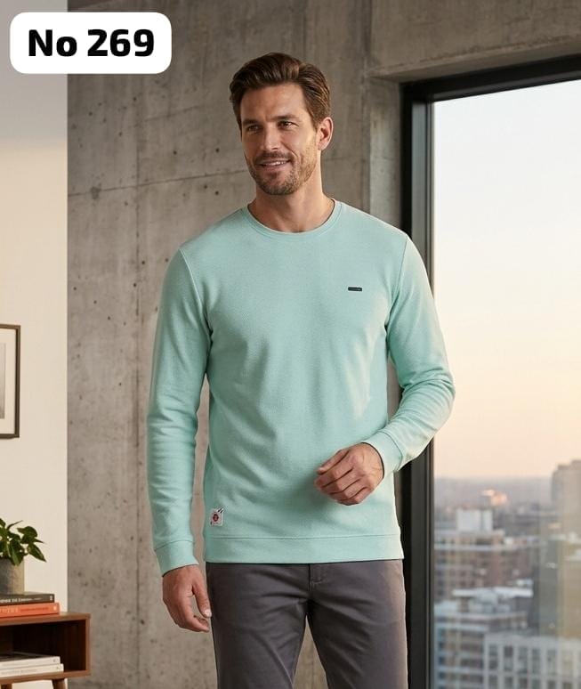 Premium Cotton Lycra T-Shirt (Full Sleeve) (No 269)