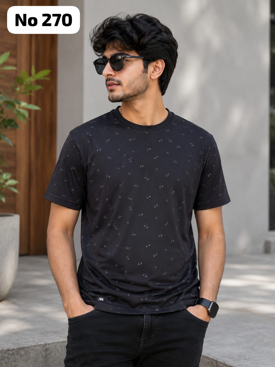 Premium Cotton Lycra T-Shirt (No 270)