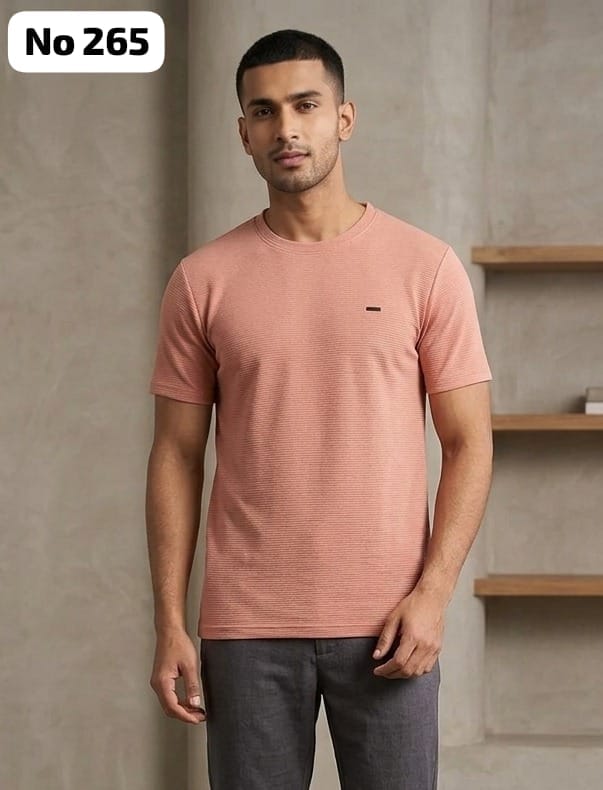 Premium Cotton Lycra T-Shirt (No 265)