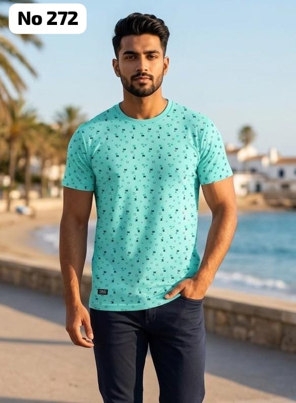 Premium Cotton Lycra T-Shirt (No 272)