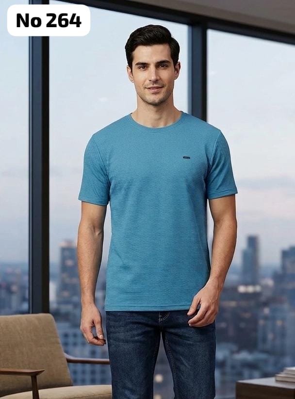 Premium Cotton Lycra T-Shirt (No 264)