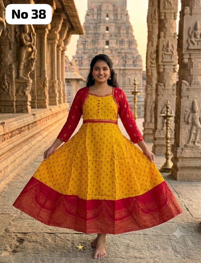 Silk Anarkali Gown (No 38)