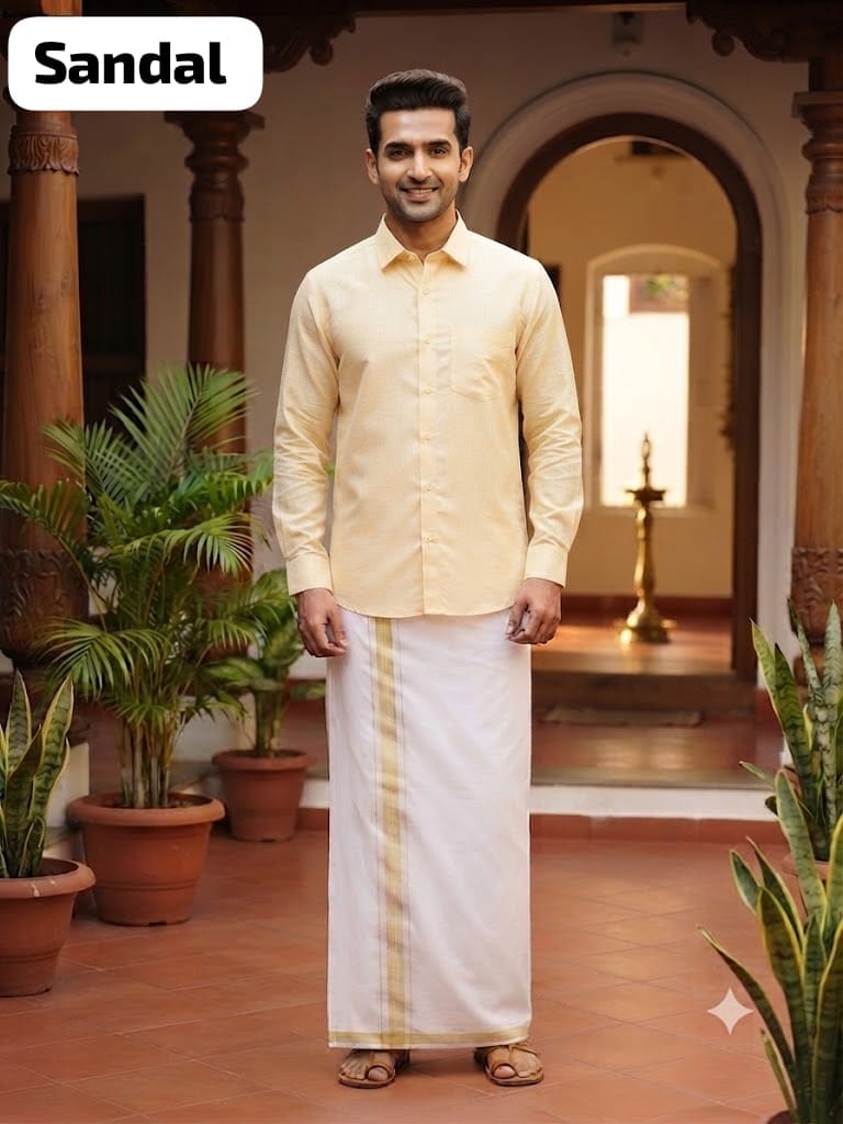 Premium Vesti Shirt Combo (Sandal)