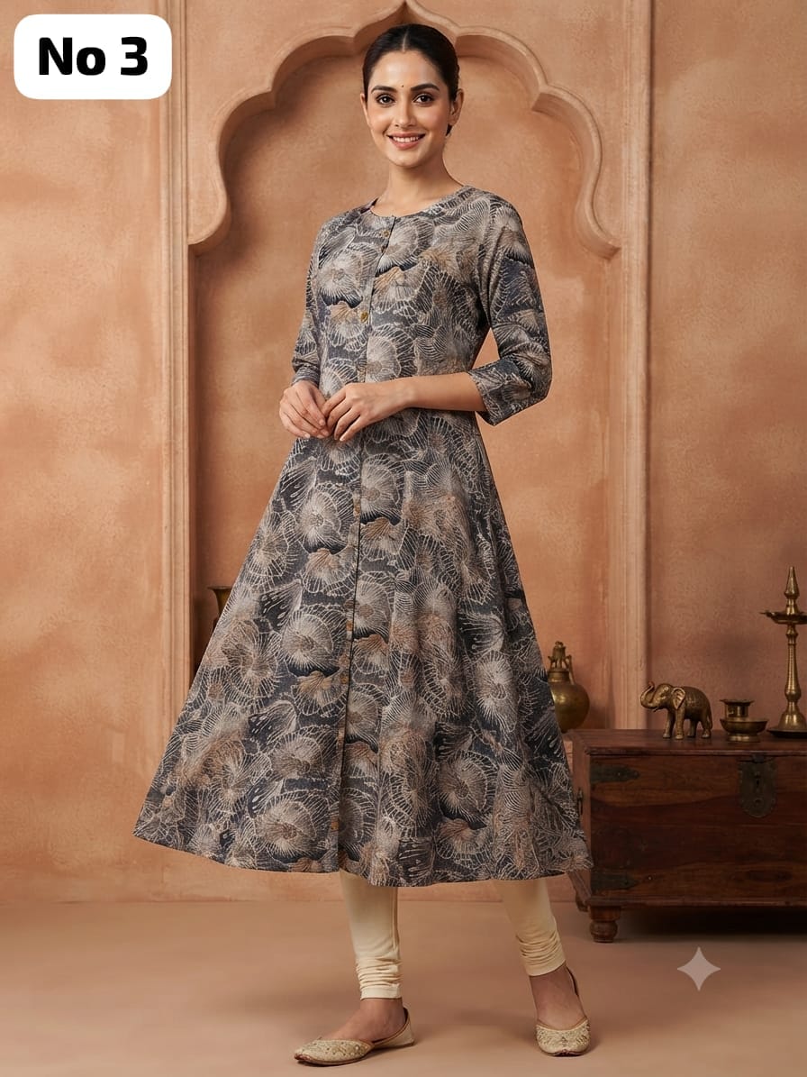 Onview Rayon Aline Kurti (No 3)