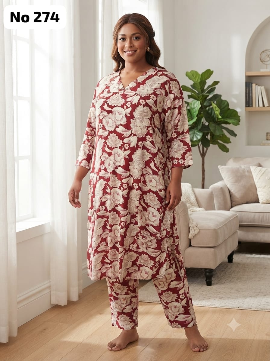 Rayon Co-ords (Plus Size) (No 274)