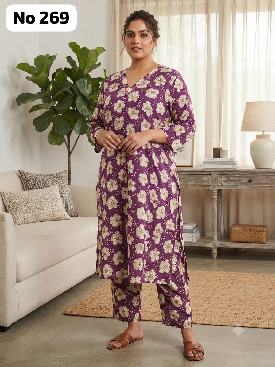 Rayon Co-ords (Plus Size) (No 269)