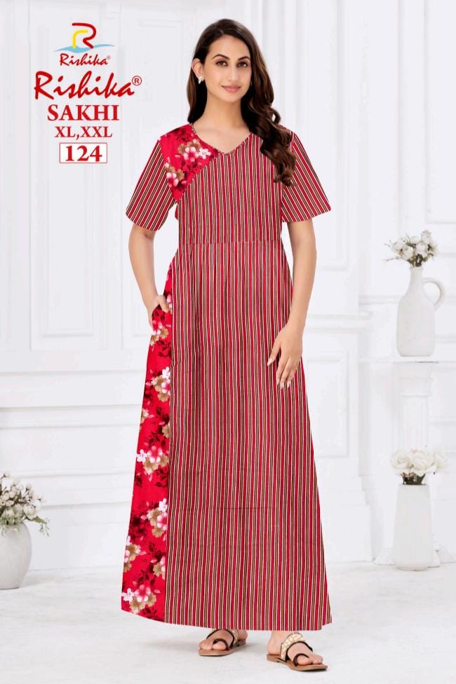 Branded Pure Cotton Nighty (No 124)