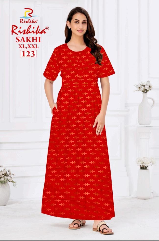 Branded Pure Cotton Nighty (No 123)