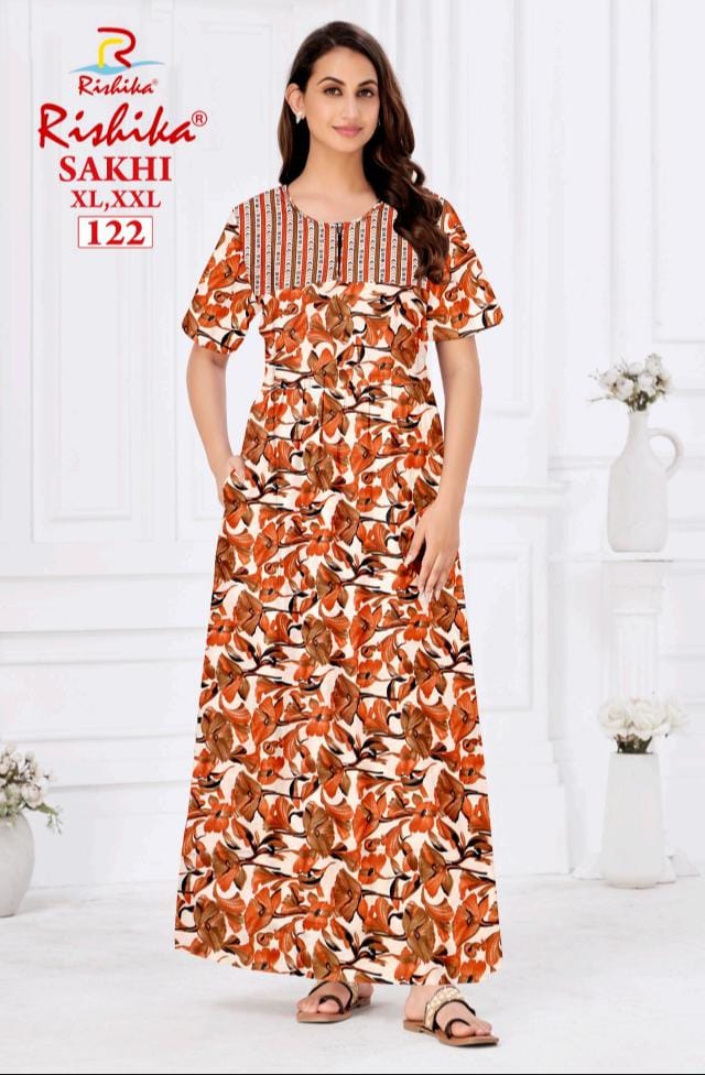 Branded Pure Cotton Nighty (No 122)